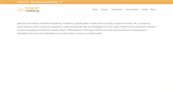 Desktop Screenshot of breakpointmastering.com